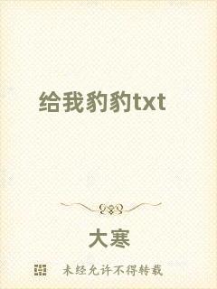 給我豹豹txt
