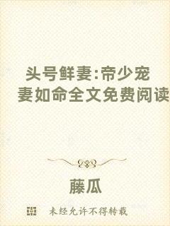 頭號鮮妻:帝少寵妻如命全文免費閱讀